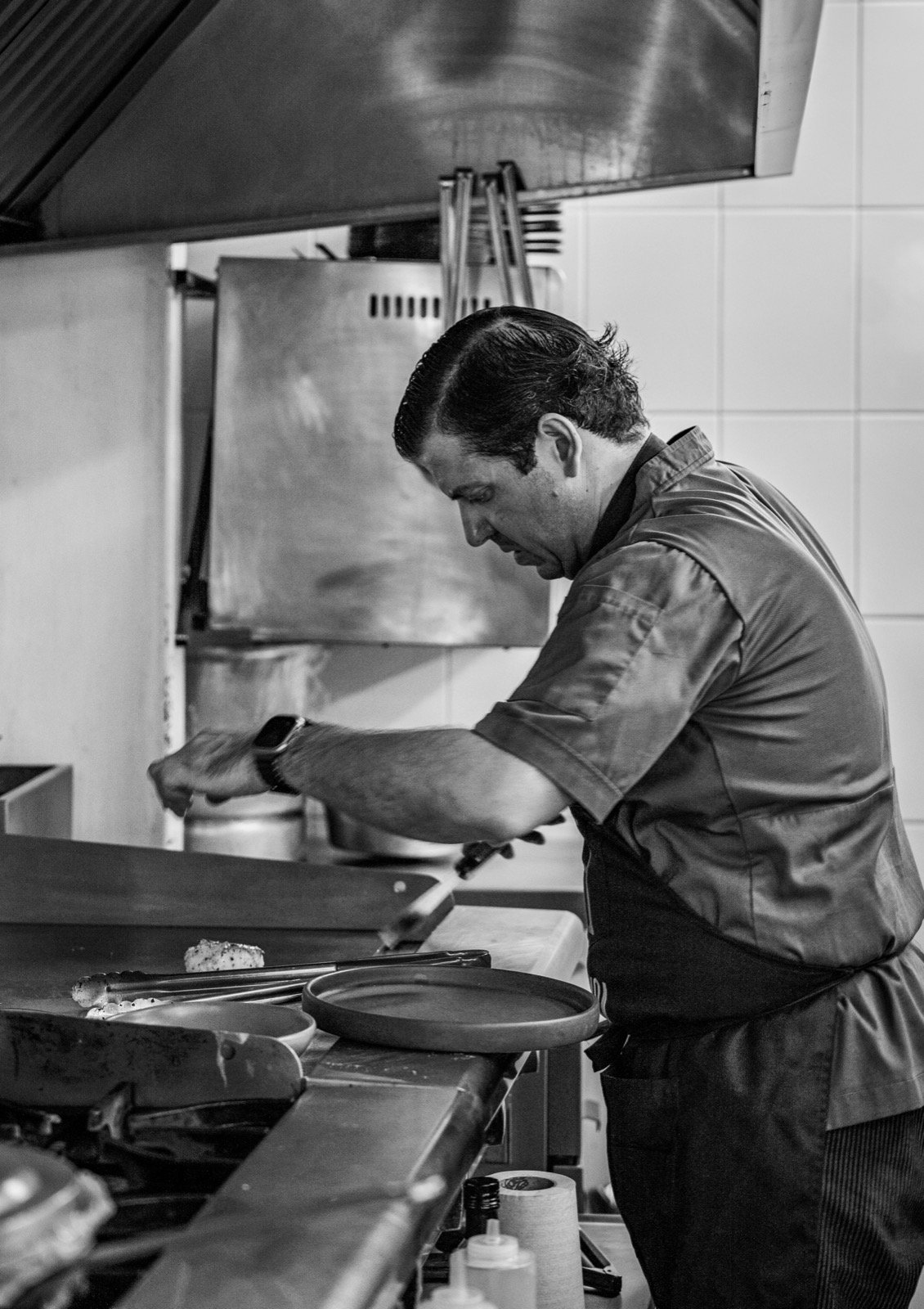 El chef en la cocina de La Histórica